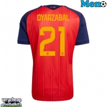 Spain Mikel Oyarzabal #21 Replica Home Shirt World Cup 2026 Short Sleeve